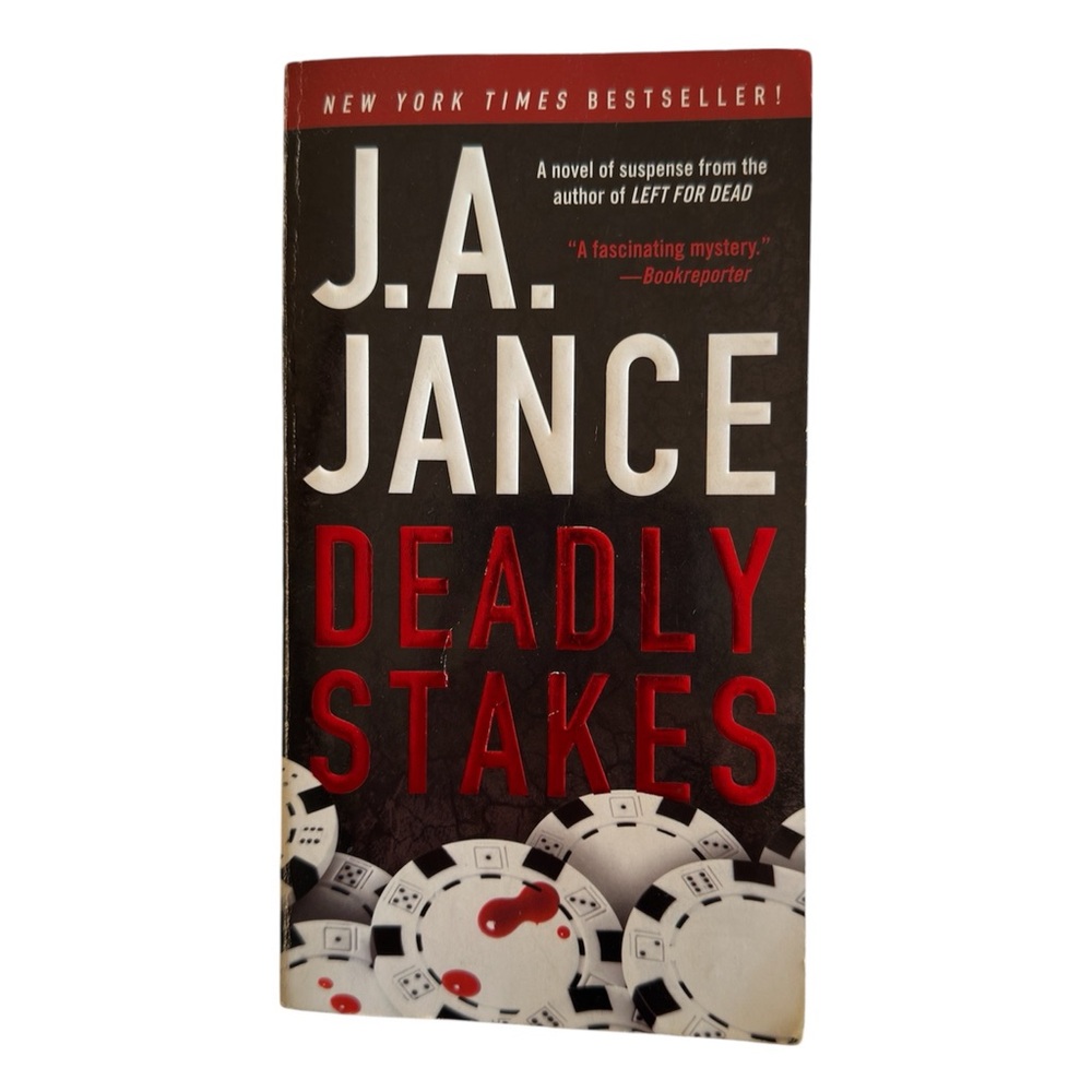 Deadly Stakes by J. A. Jance Paperback Book Murder Mystery Crime Fiction Novel